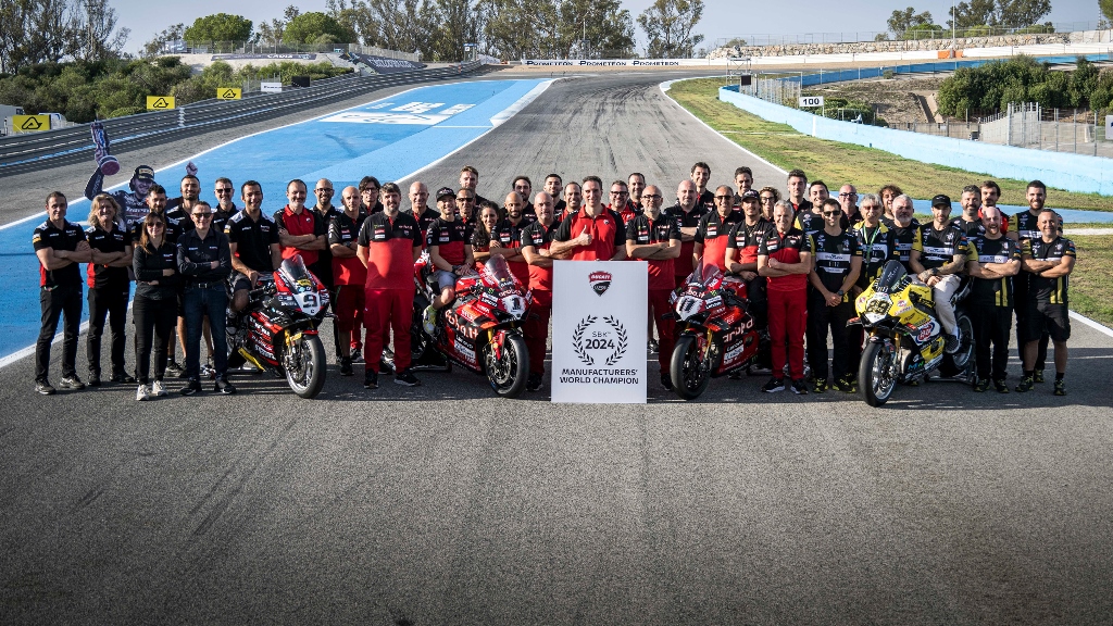 WSBK: Ducati celebrou o 20º Campeonato de Construtores