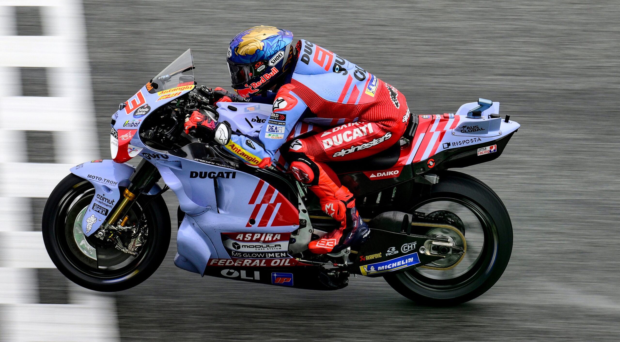 MotoGP, Tailândia: Marc Márquez o mais rápido no warm-up molhado