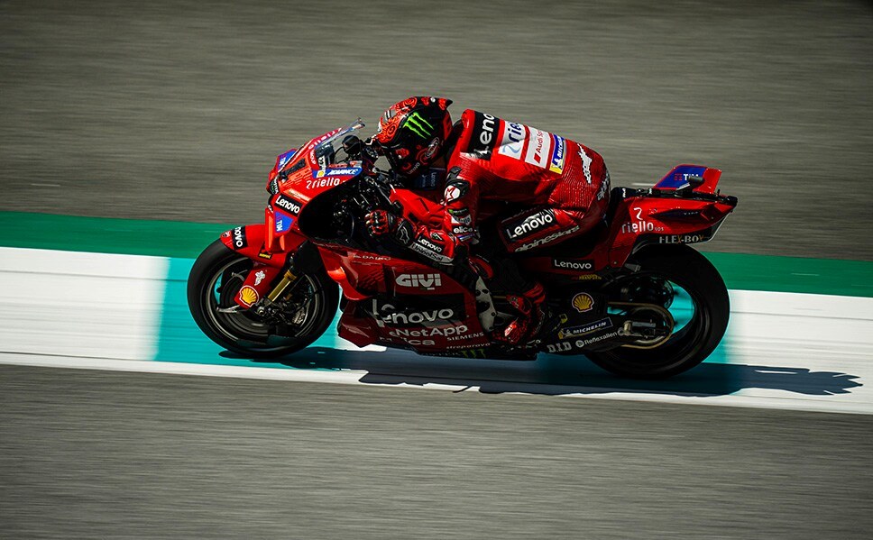 MotoGP, Malásia TL2: Recomeço do duelo entre Bagnaia e Martin