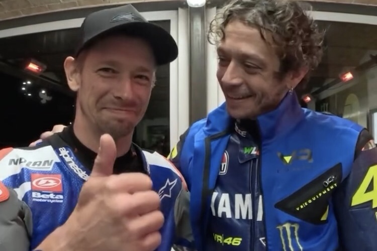 MotoGP, Valentino Rossi e Casey Stoner estiveram juntos no MotoRanch