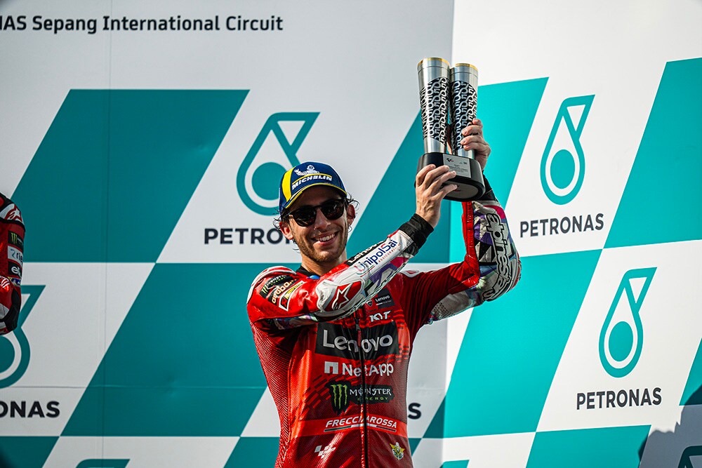 MotoGP, Enea Bastianini (P3): “Dedico este pódio à Comunidade Valenciana”