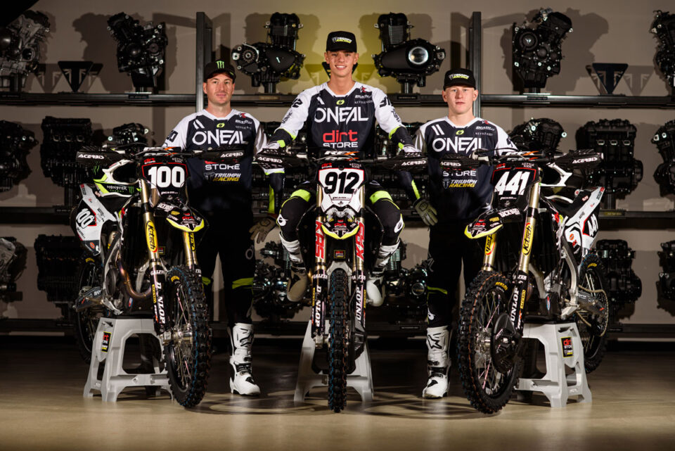 MX: Triumph faz parceria com a Dirtstore Racing Team