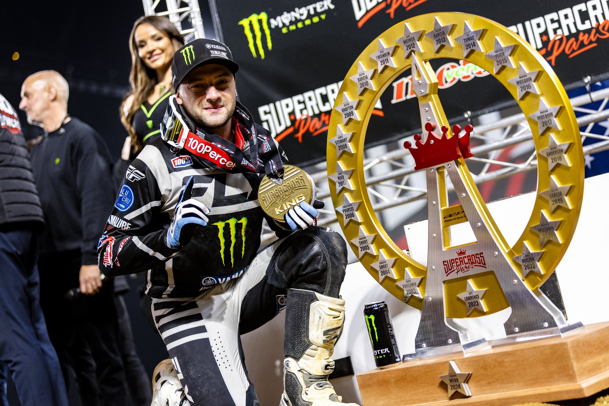 Supercross de Paris: Cooper Webb é o novo ‘Rei de Paris’