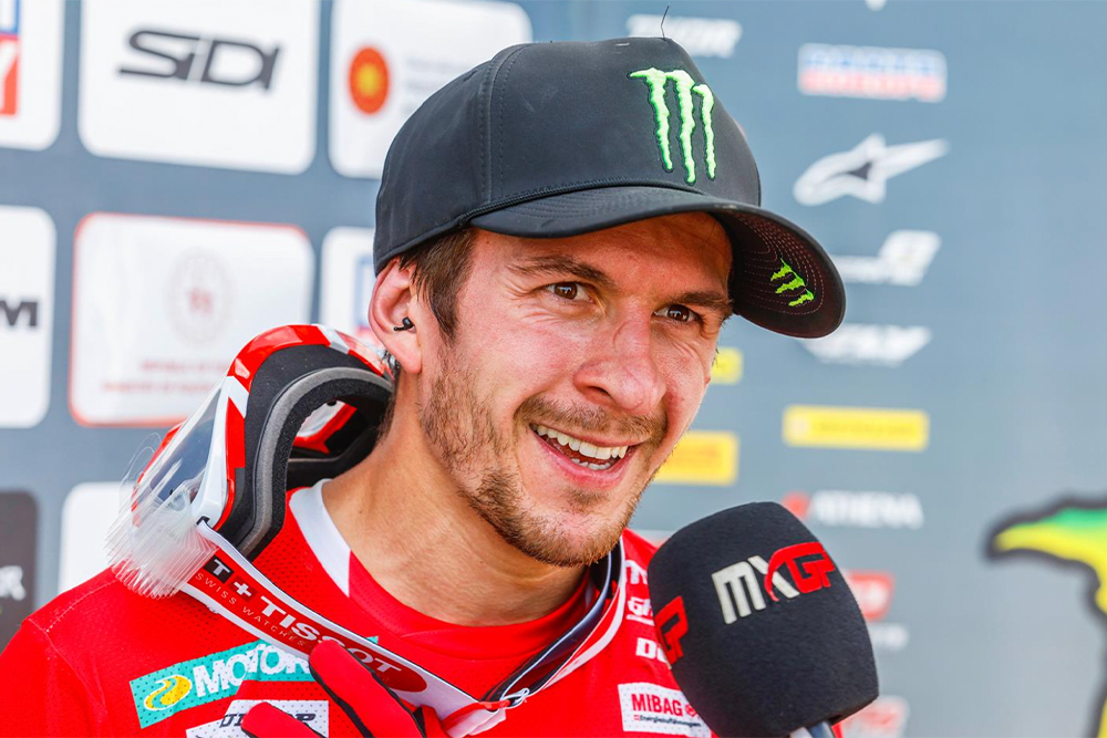 MXGP, Jeremy Seewer  ‘Começo a gostar de pilotar;a mota já está num bom nível’