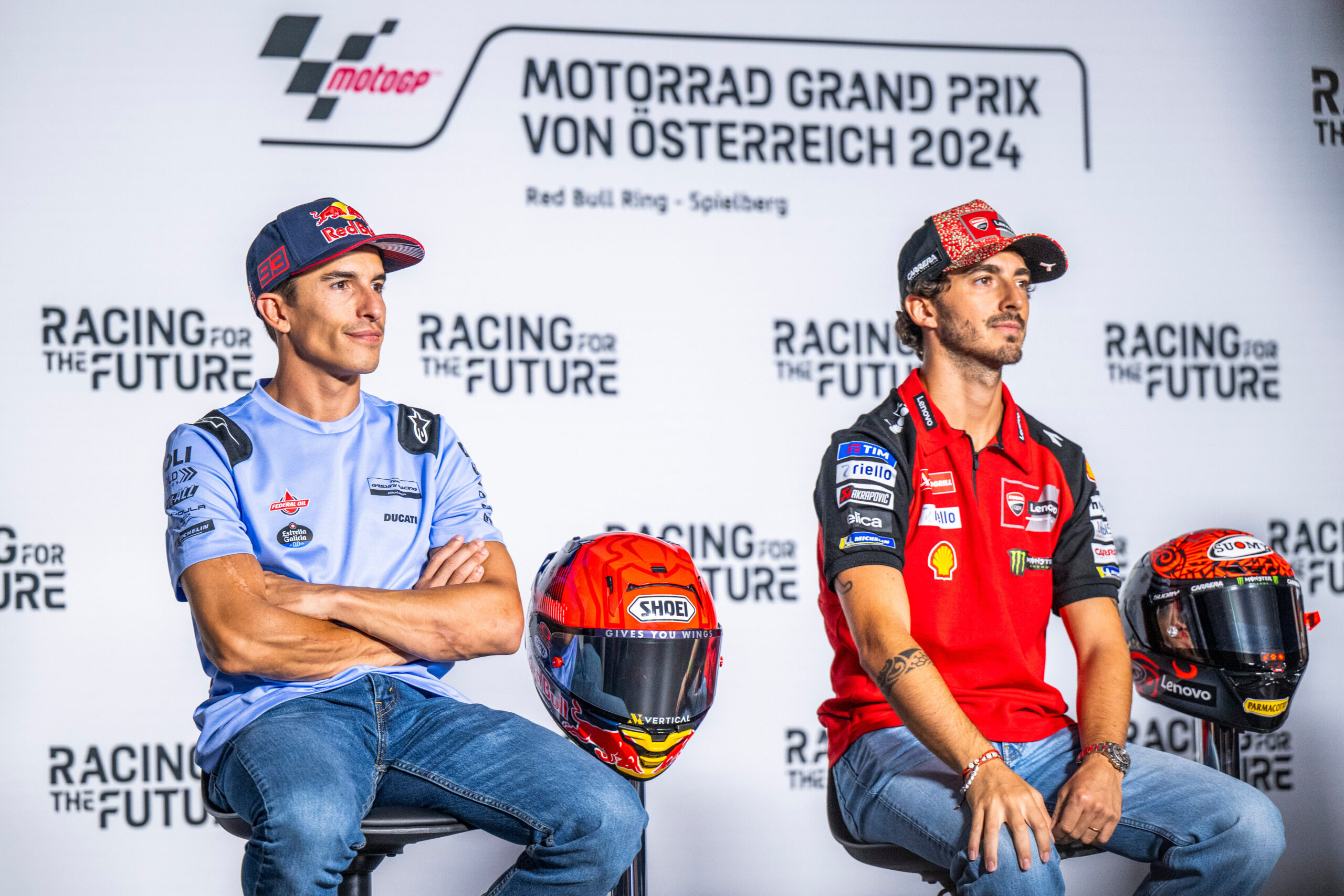 MotoGP, Davide Tardozzi ‘Em algumas áreas Marc é melhor, noutras Pecco é muito melhor’