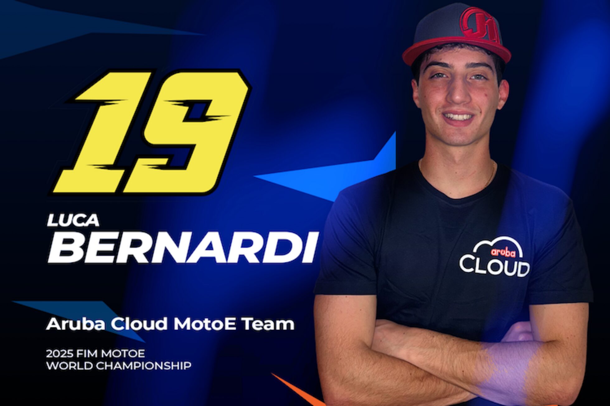 MotoGP: MotoE, Luca Bernardi assina pela Aruba Cloud para e época de 2025