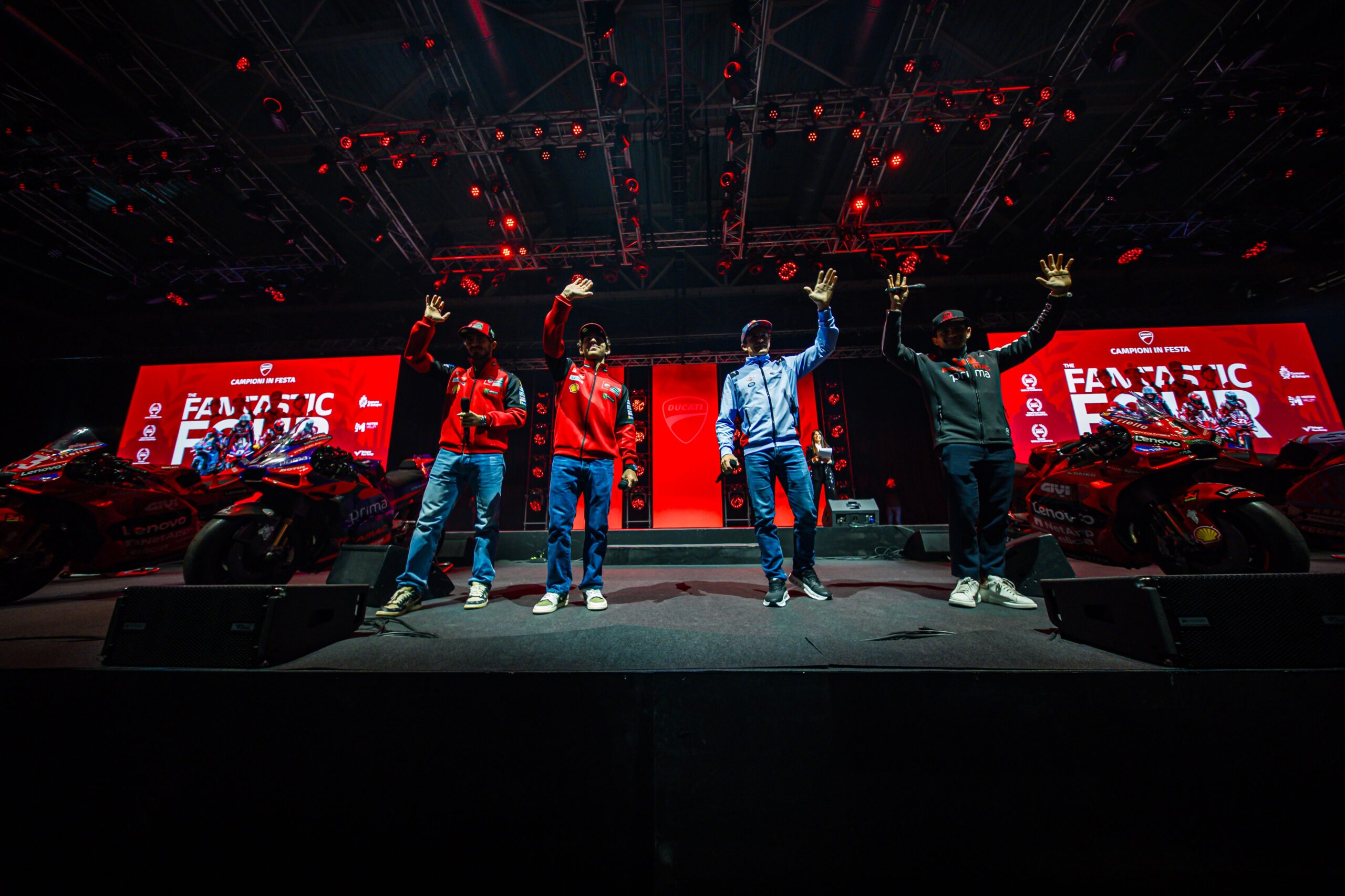 MotoGP, WSBK, MXGP e muitas estrelas da Ducati presentes no “Campioni in Festa”