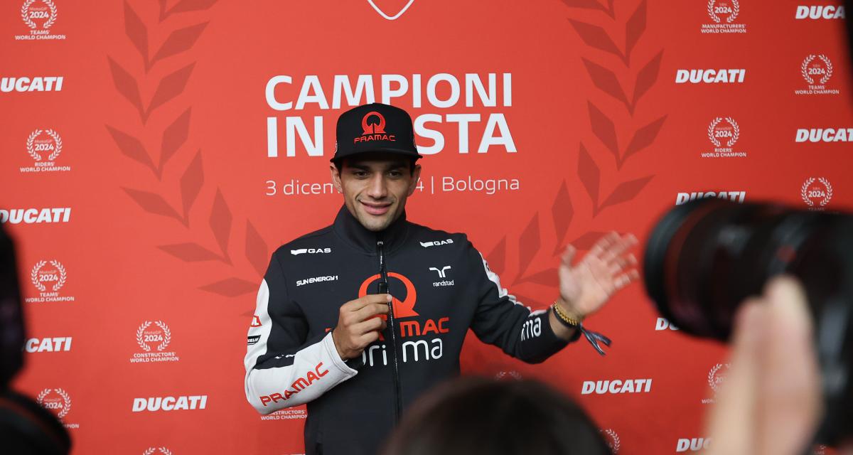 MotoGP: O caloroso agradecimento de Jorge Martin à Ducati
