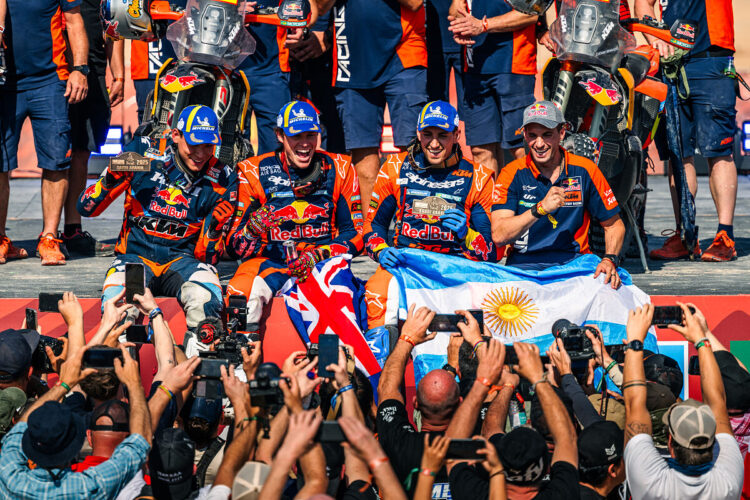 Dakar 2025: A louca celebração dos ‘KTM Boys’