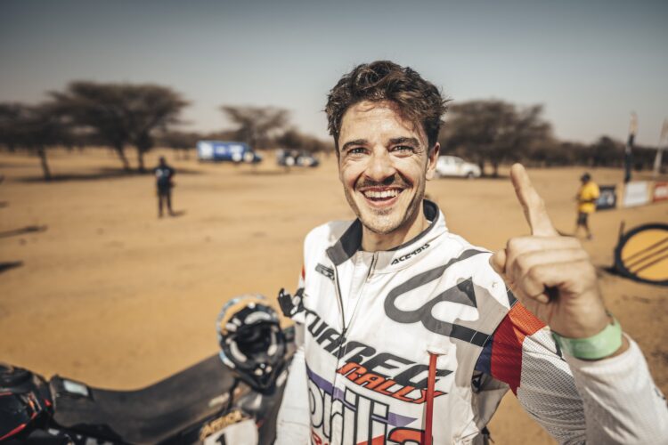 Africa Eco Race: Jacopo Cerutti e Aprilia levam o troféu pela segunda vez