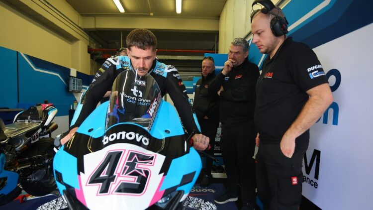 WSBK, Scott Redding (Bonovo Ducati): “O meu objetivo é P1, temos de apontar para cima”