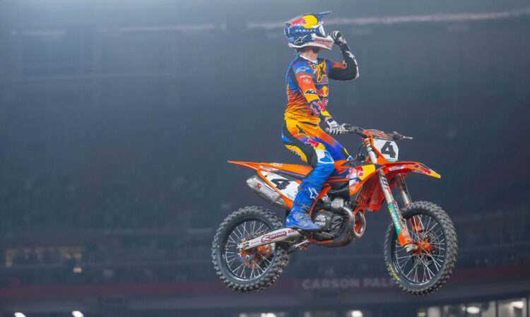 AMA Supercross 450: Sexton vence à frente de Webb e Roczen