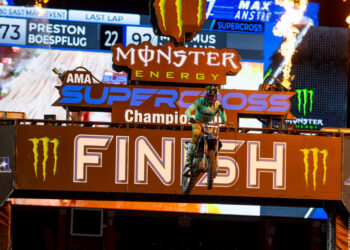 AMA Supercross 250: Max Anstie vence ronda de abertura da Costa Leste