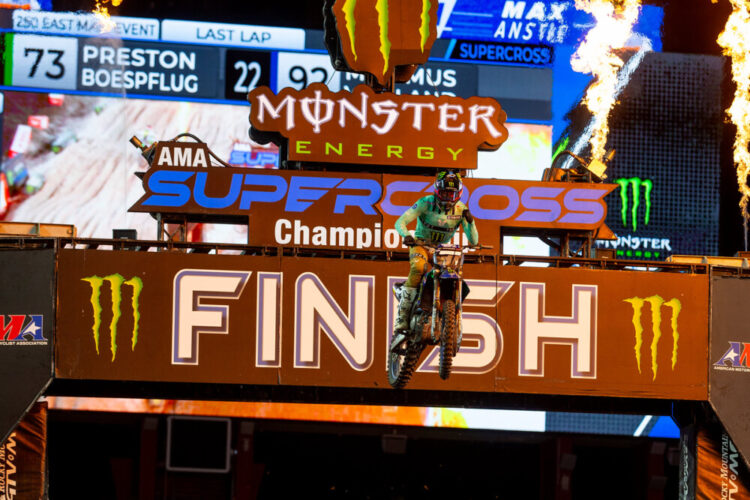 AMA Supercross 250: Max Anstie vence ronda de abertura da Costa Leste