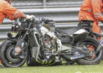 MotoGP: Martin, Fernandez e Di Giannantonio lesionados e fora do teste na Malásia