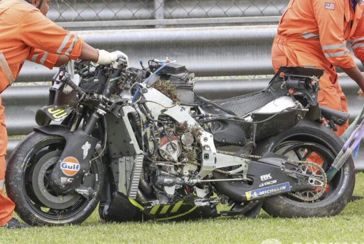 MotoGP: Martin, Fernandez e Di Giannantonio lesionados e fora do teste na Malásia