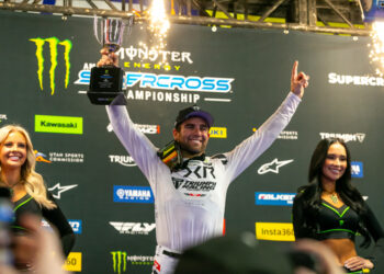 AMA Supercross, Jordon Smith: “Foi incrível conseguir a primeira vitória para a Triumph”