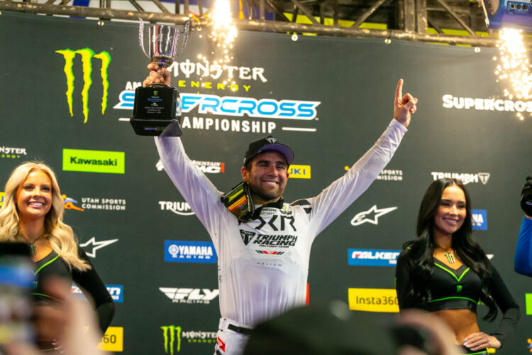 AMA Supercross, Jordon Smith: “Foi incrível conseguir a primeira vitória para a Triumph”
