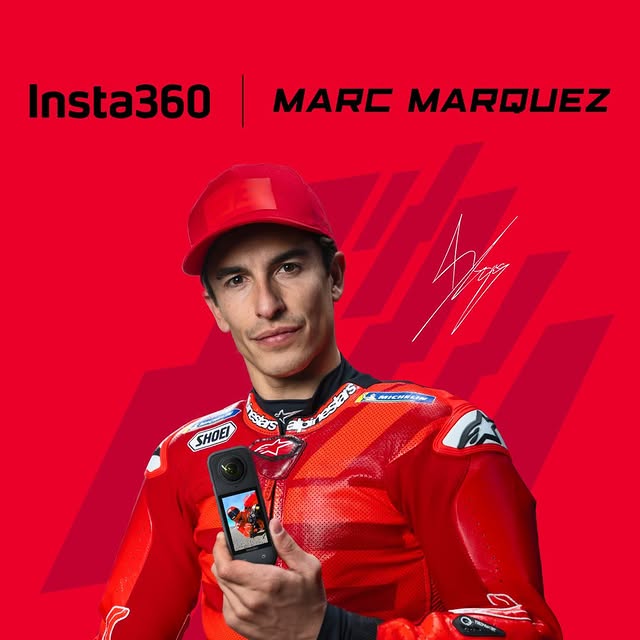 MotoGP: Novo patrocinador! Marc Márquez e Insta360 juntos em 2025