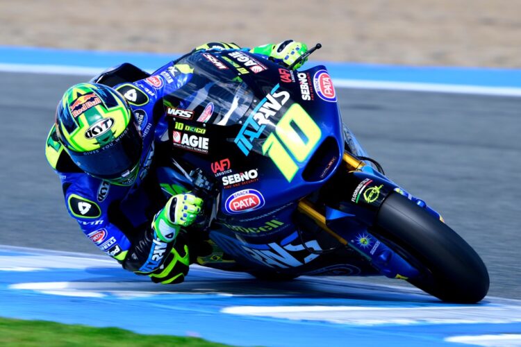 Moto2, Pr. Tailândia: Diogo Moreira fecha o dia no topo