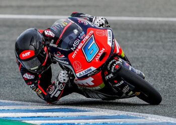 Moto3, Tailândia TL1: Yamanaka na frente de Rueda e Bertelle