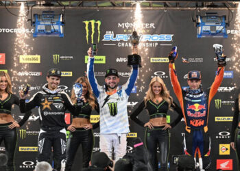 AMA Supercross, SX250 Costa Leste: Nate Thrasher vence, Max Anstie lesiona-se