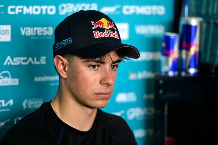 MotoGP: Moto2, David Alonso com vida complicada na adaptação a uma nova moto
