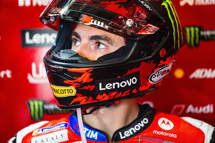 MotoGP, Francesco Bagnaia: “Tomei a decisão errada de escolher a frente macia”
