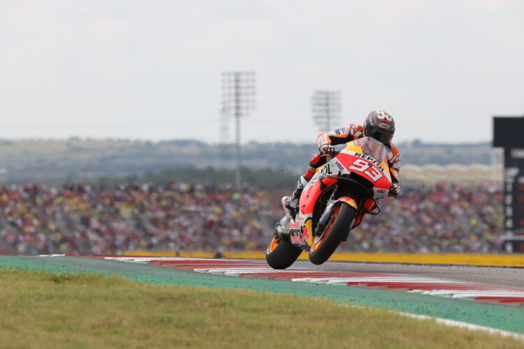 MotoGP: Recordar, Marc Márquez faz a pole position com a segunda moto nos momentos finais no COTA