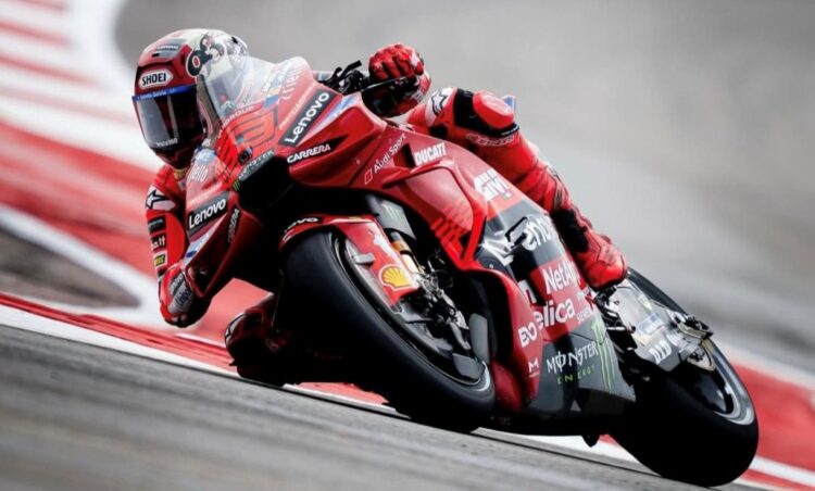 MotoGP Austin, Warm-up: Marc Márquez à frente de Bagnaia