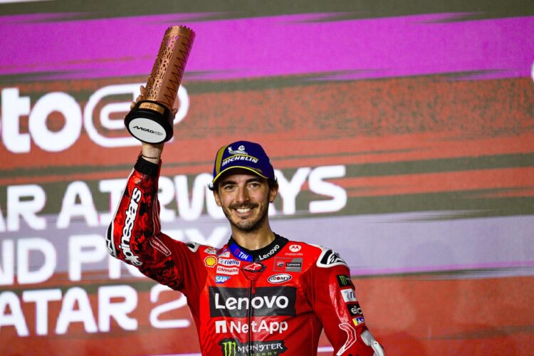 MotoGP: Que recuperação! Bagnaia ‘nunca se sabe o que pode acontecer quando se parte do 11º lugar’