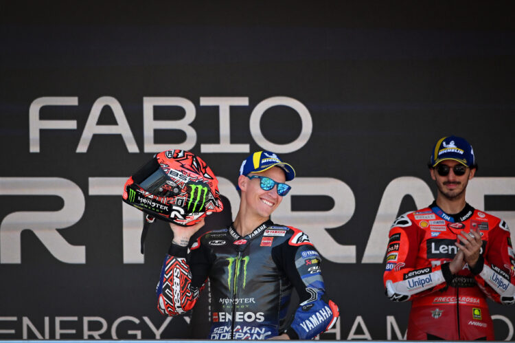 MotoGP: Bagnaia impressionado com Quartararo ‘aproveitou todos os detalhes da sua moto e foi super-rápido’