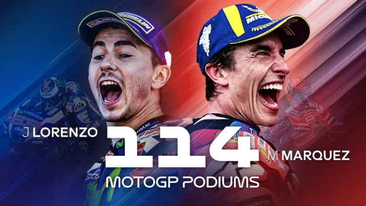 MotoGP: Marc Márquez igualou Jorge Lorenzo no número de pódios e não só…