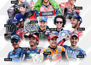 MotoGP: E vão 11! Bezzecchi é o 11º piloto diferente a vencer em Silverstone em 11 anos