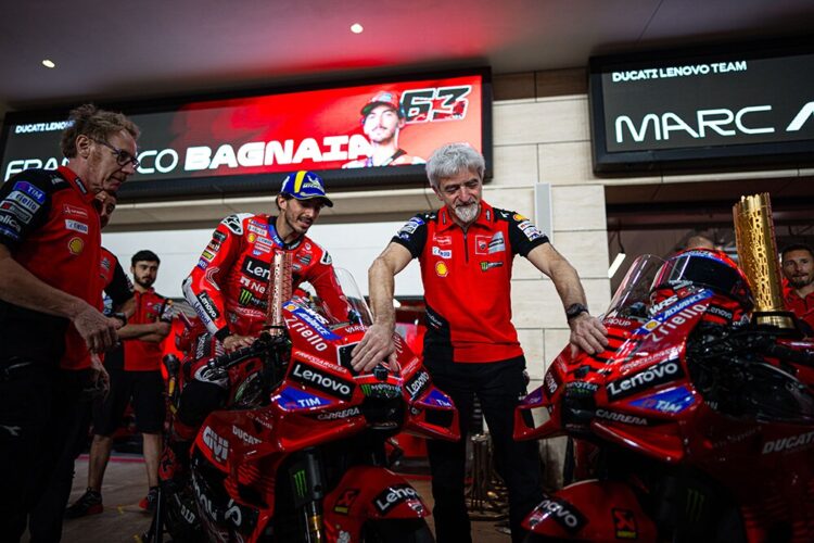 MotoGP, Gigi Dall’Igna: “Bagnaia decepcionou as expectativas”