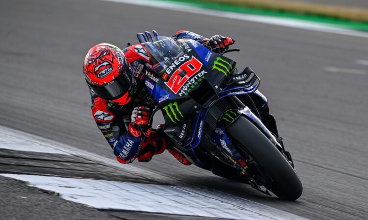 MotoGP Silverstone, FP2: Quartararo na frente, queda de Alex Márquez