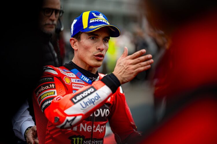 MotoGP, Marc Márquez: Perdi a dianteira várias vezes e quase cai devido ao vento”