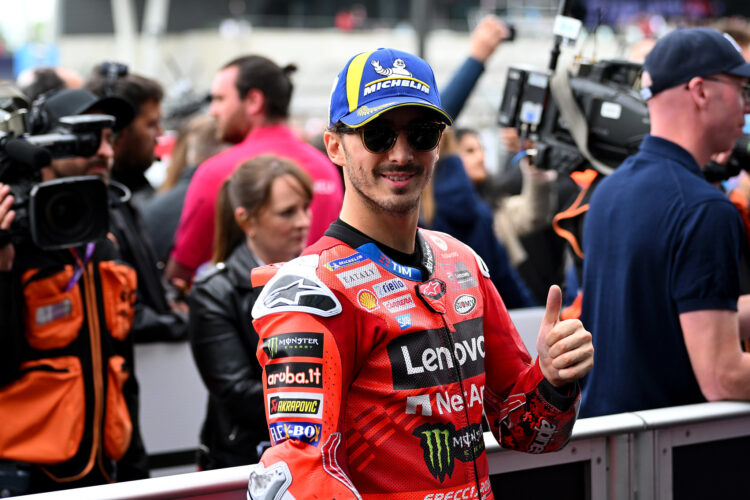 MotoGP: Bagnaia ‘Foi aqui que conquistei a minha primeira vitória;no final de um belo duelo com o Marc’’