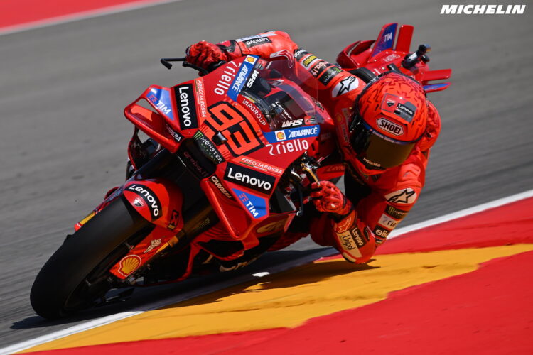 MotoGP: Marc Márquez com domínio absoluto no primeiro dia em Aragão