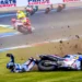MotoGP: O momento da queda aparatosa de Alex Márquez em plena reta interior