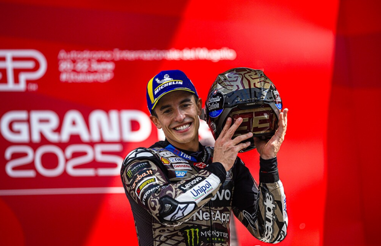 MotoGP, Marc Márquez (P1) celebra 93ª vitória em território inimigo