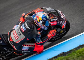 Moto3, Brno Q2: Primeira pole de Guido Pini