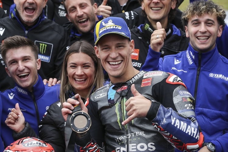 MotoGP, Fabio Quartararo (P3): “Felizmente para nós, esta pista tem muita aderência”