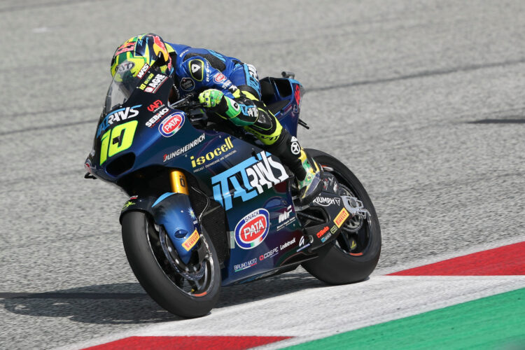 MotoGP: Moto2, Diogo Moreira no topo durante o primeiro dia na Hungria