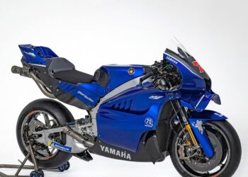 MotoGP: Yamaha revelou o protótipo com motor V4 que vai correr em Misano