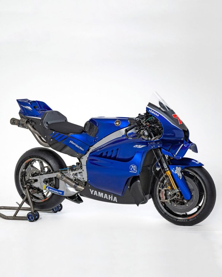 MotoGP: Yamaha revelou o protótipo com motor V4 que vai correr em Misano