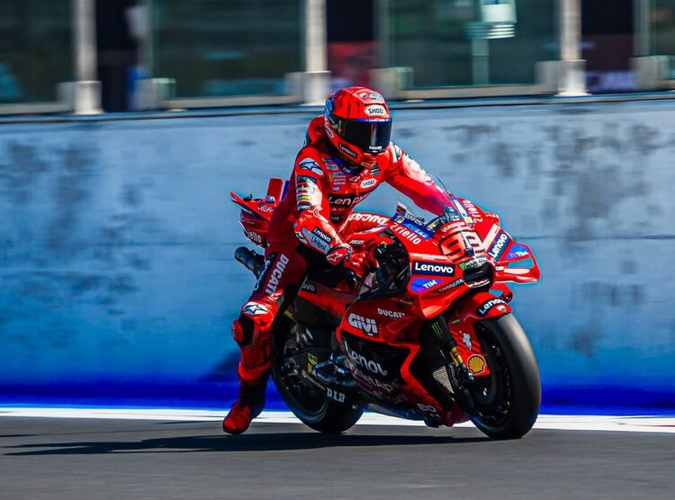 MotoGP: Marc Márquez testou conjuntos aerodinâmicos “antigos”