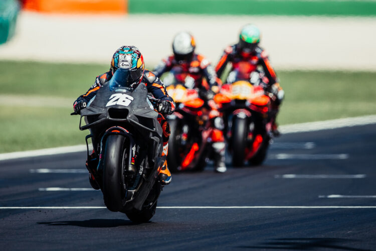 MotoGP: KTM trabalhou para o ano de 2026 no circuito de Misano