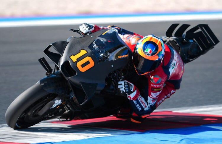 MotoGP – Luca Marini: “Nova aerodinâmica da Honda ajuda”
