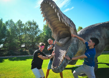 SBK, Aragón – Astros das SBK visitam Parque de Dinossauros